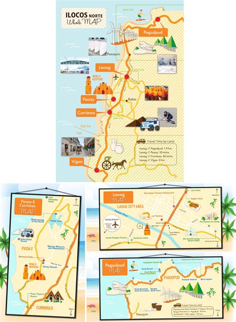 ilocos norte map with tourist spots|7 Days Ilocos Itinerary: Vigan, Laoag, Pagudpud, .